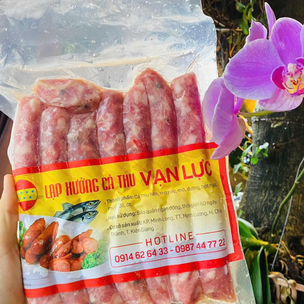 Lạp Xưởng Cá Thu Vạn Lực – 500gr