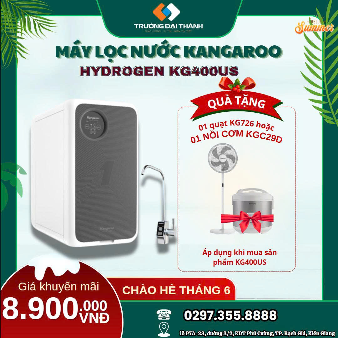 Máy Lọc Nước Kangaroo Hydrogen KG400US
