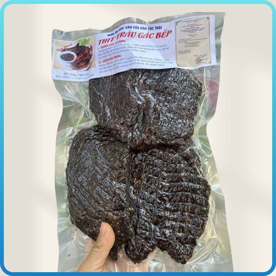 Thịt Trâu Gác Bếp Kim Thoai Chuẩn Vị Tây Bắc - Túi 500gr