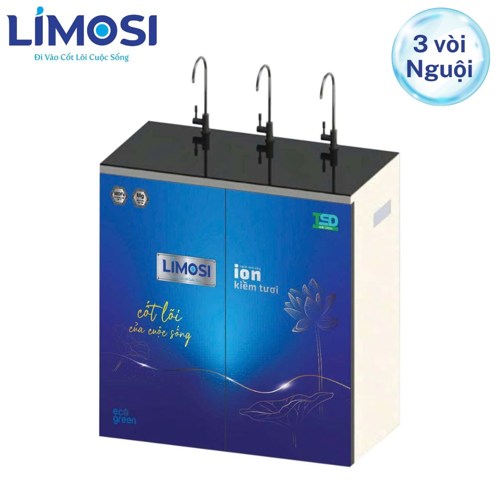 Máy Lọc Nước Ion Kiềm Limosi 50L - 3 Vòi Nguội