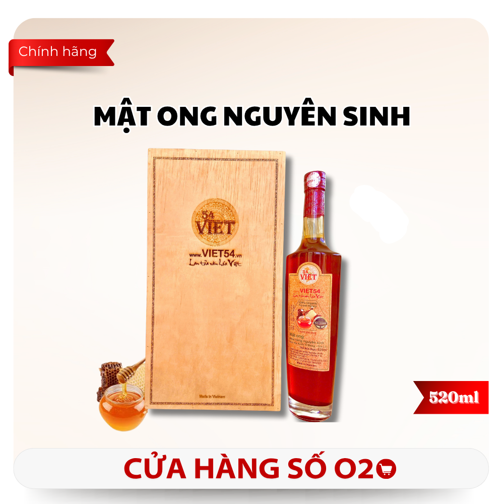 Mật Ong Rừng Nguyên Sinh Chai 520ml