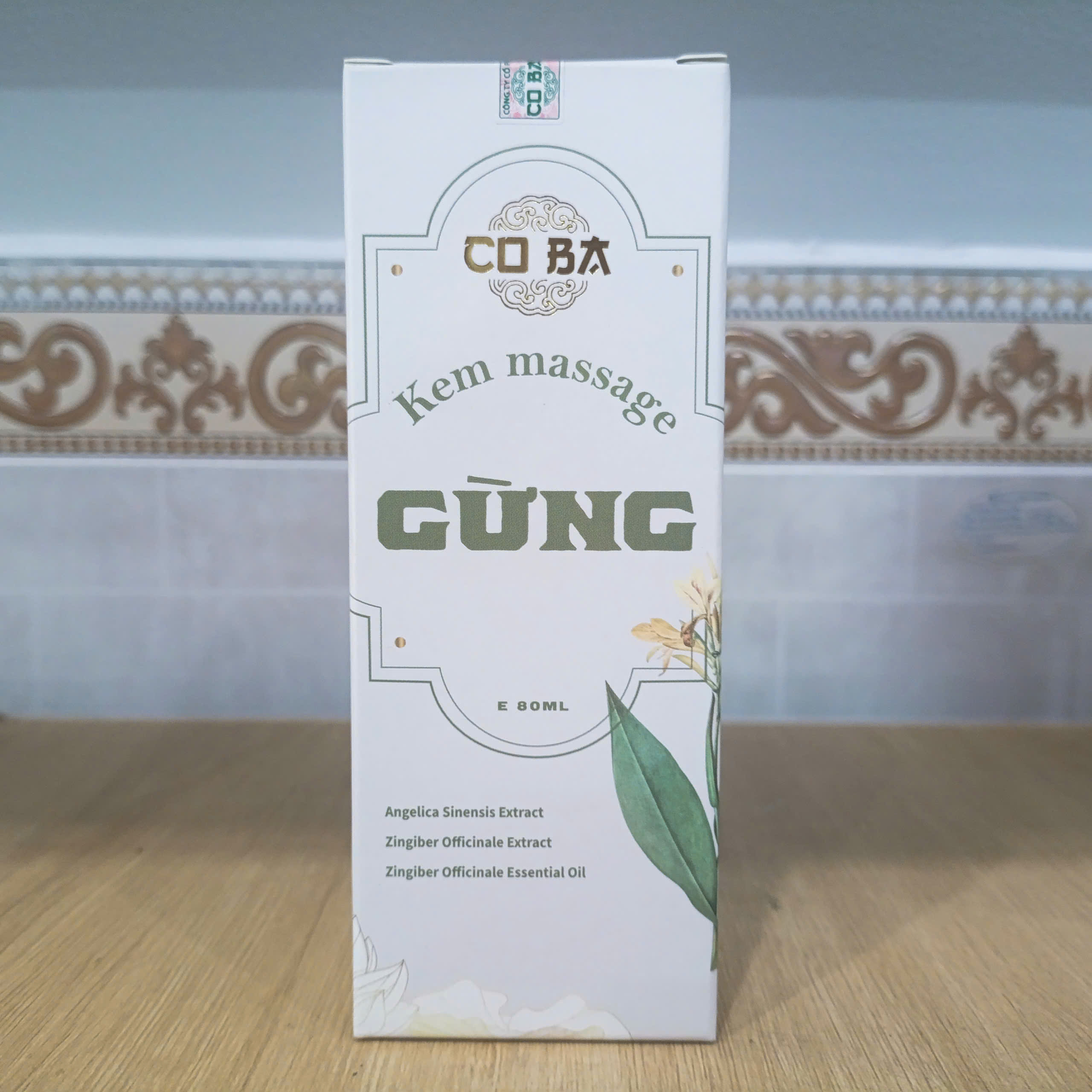Kem massage Gừng Co Ba
