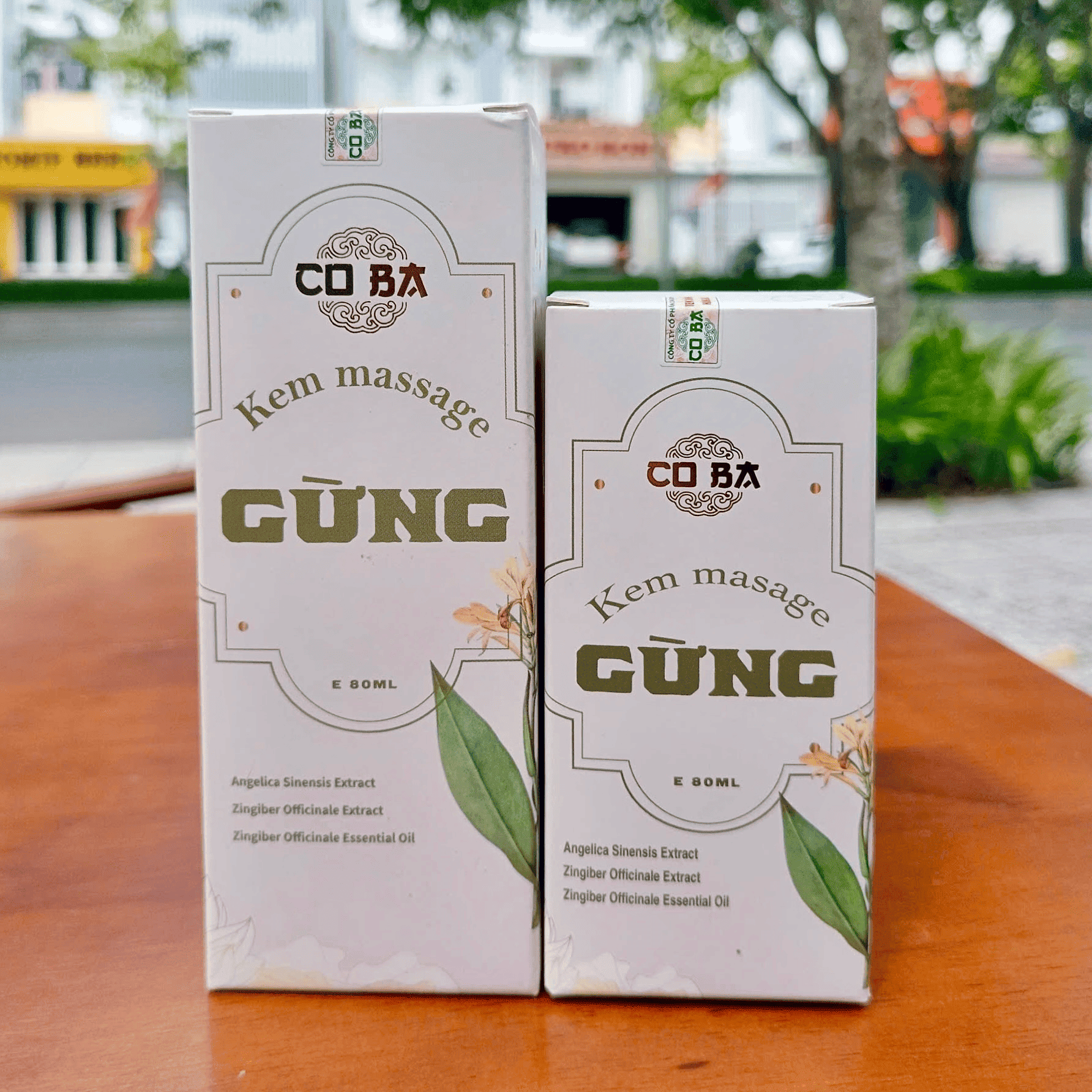 Kem massage Gừng Co Ba