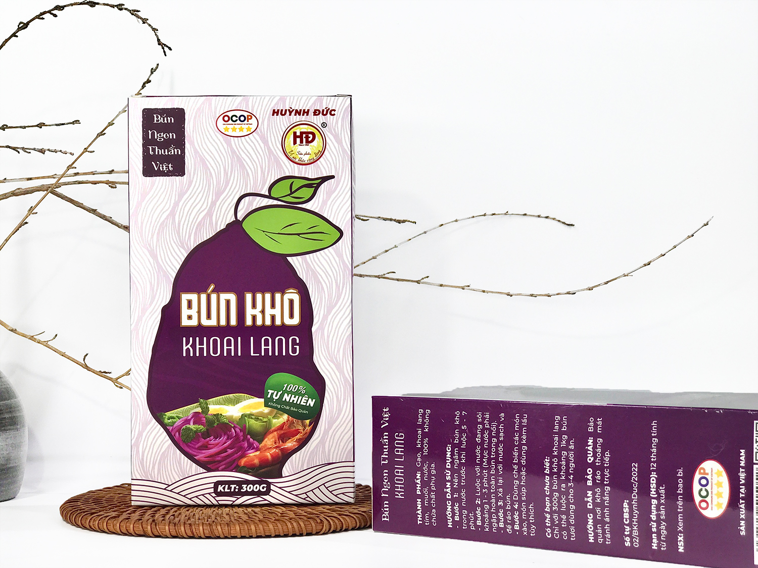 Bún Khô Khoai Lang 300gr