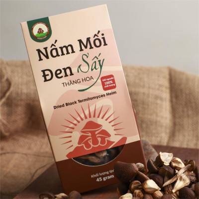 Nấm Mối Đen Sấy Thăng Hoa Hiền Nương Farm 45gr - Đặc Sản An Giang