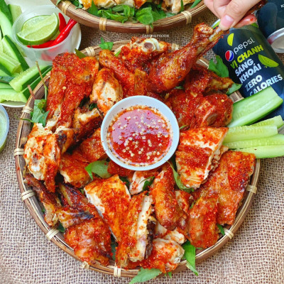 Gà Nướng Muối Ớt