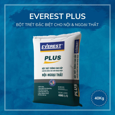 Bột Trét Đặc Biệt Cho Nội Và Ngoại Thất Everest Plus 40 Kg