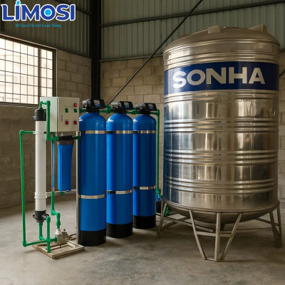 Hệ Thống Lọc Tổng UF 3 Cột Composite LMS.UF 3CC