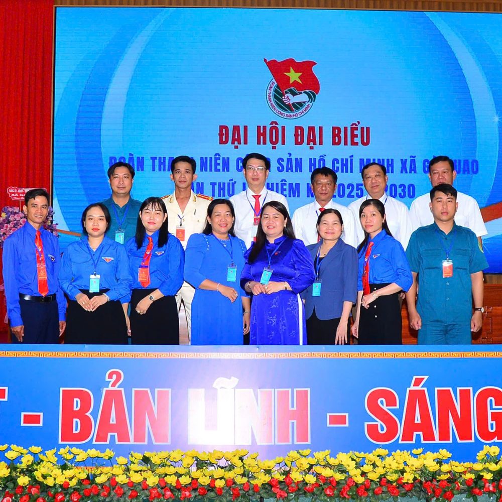 Đại Hội Đại Biểu Đoàn TNCS Hồ Chí Minh Xã Gò Quao Lần Thứ I, Nhiệm Kỳ 2025 – 2030 Thành Công Tốt Đẹp