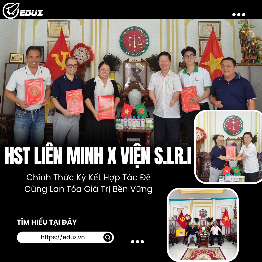 HST Liên minh Và Viện S.LR.I: Chính Thức Ký Kết Hợp Tác Lan Tỏa Giá Trị Bền Vững