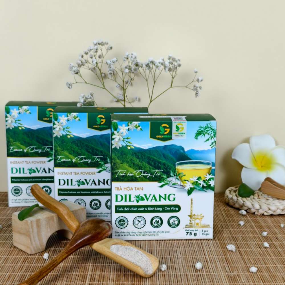 Trà Hòa Tan DILVANG Tinh Chất Đinh Lăng - Chè Vằng