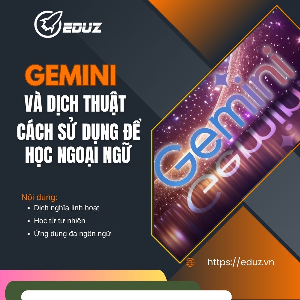 Gemini Và Dịch Thuật – Cách Sử Dụng Để Học Ngoại Ngữ
