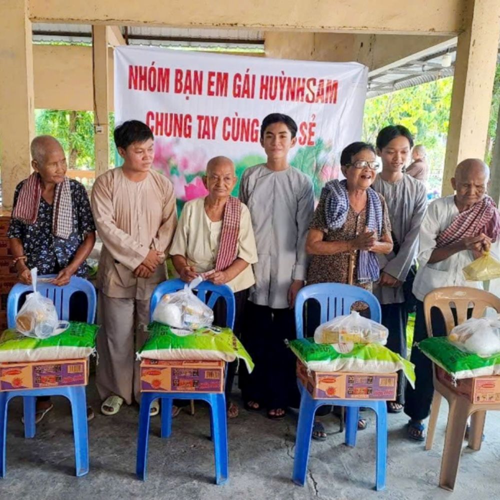 450 Phần Quà Tết Cho Người Dân Và Học Sinh Đồng Bào Dân Tộc Thiểu Số Khmer Huyện Tri Tôn