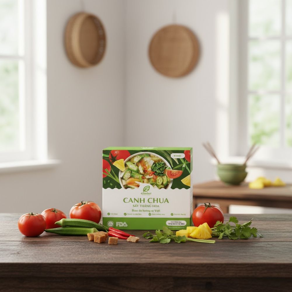 Trải Nghiệm Canh Chua Tiện Lợi: eSoup Sấy Thăng Hoa – Giữ Nguyên Hương Vị, Tốt Cho Sức Khỏe