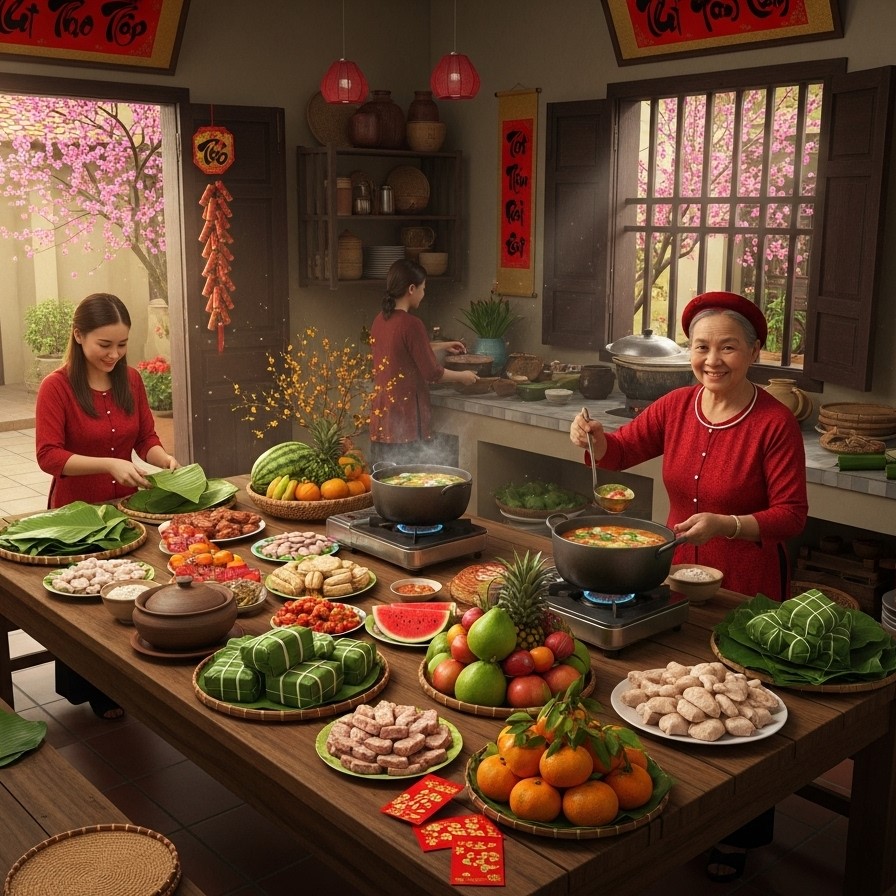 Món Ăn Truyền Thống Gợi Nhớ Hương Vị Quê Nhà