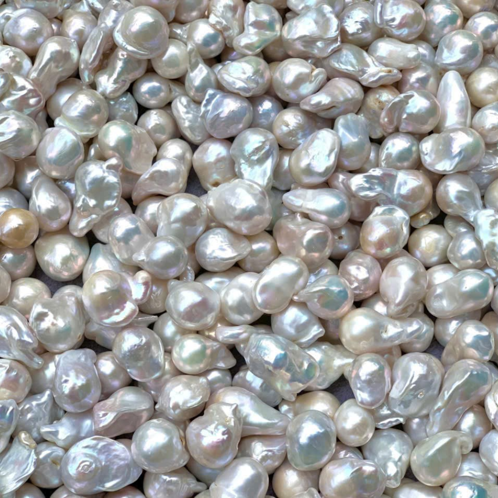 Ngọc Baraque Nước Ngọt Edison (Thô) - Size 11mm - 12 mm