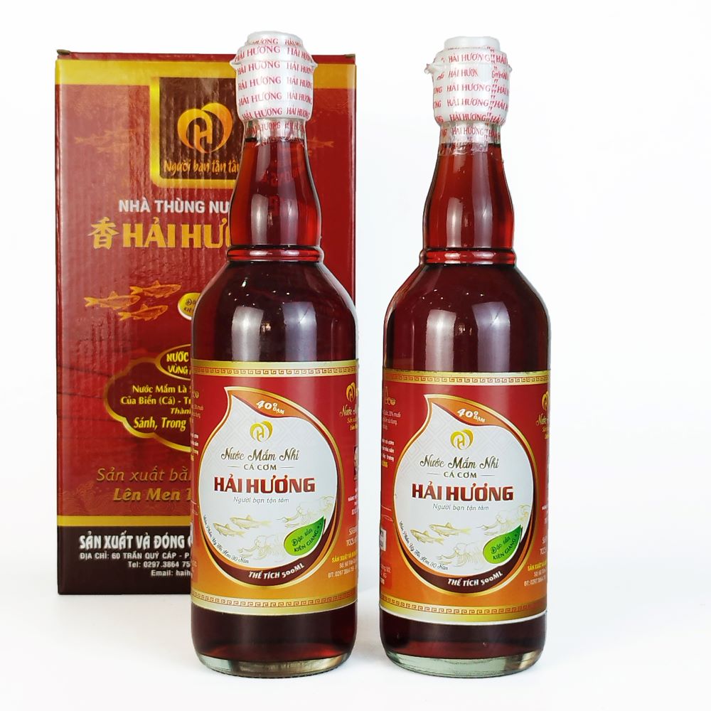 Nước Mắm Hải Hương 40 Độ Hộp 2 Chai 500ml