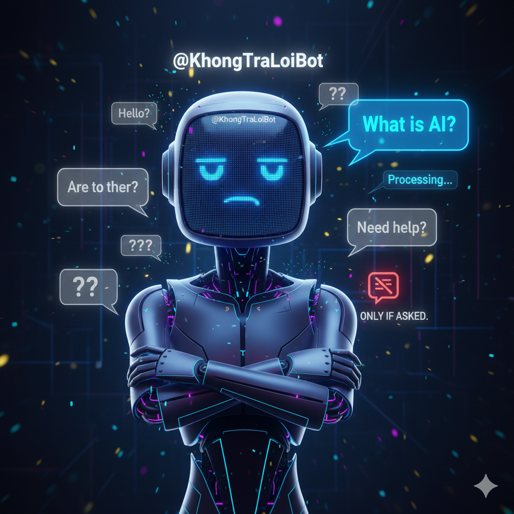 BOT AI - @KhongTraLoiBot 🤖