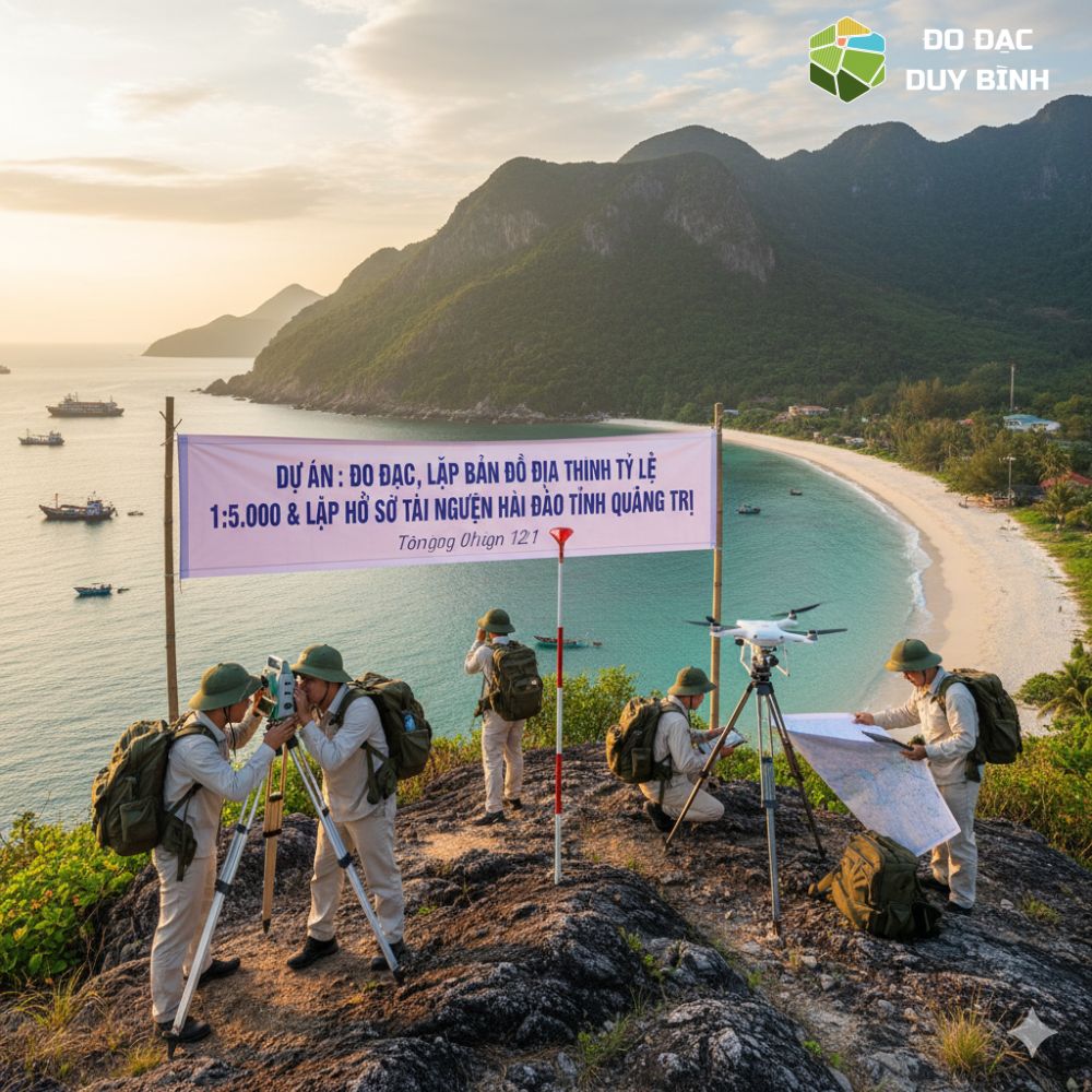 Dự Án Lập Bản Đồ Địa Hình & Hồ Sơ Tài Nguyên Biển Đảo Tỉnh Quảng Trị