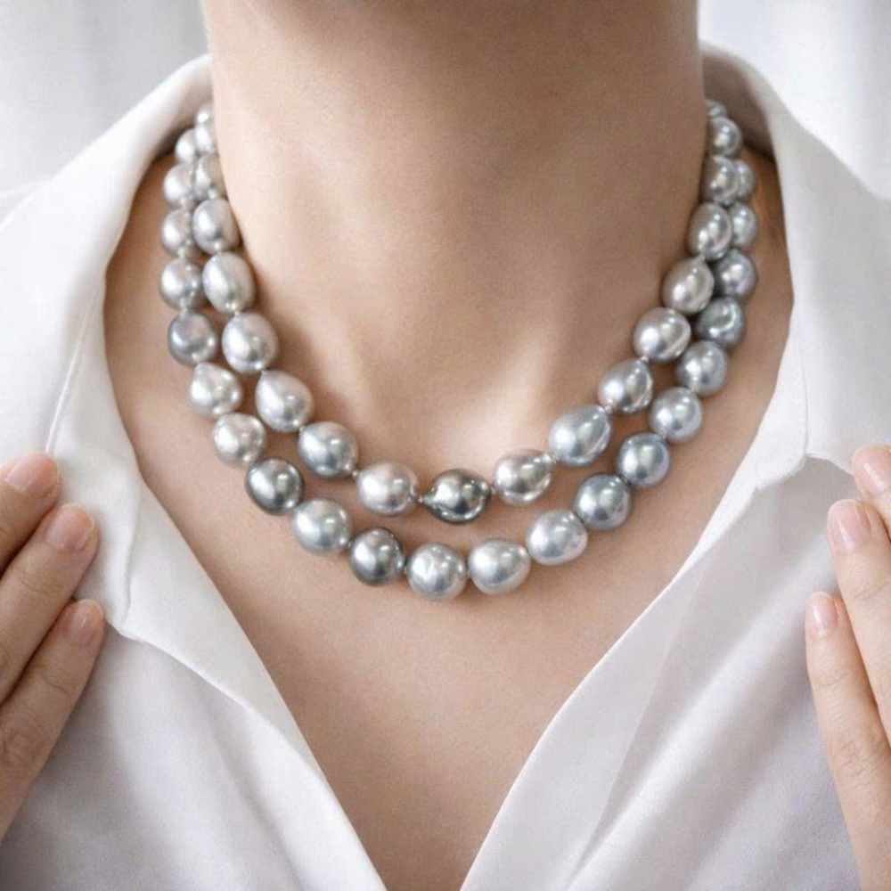 Ngọc Trai Nước Mặn Akoya (Chuỗi Cổ) - Size 7mm - 10 mm