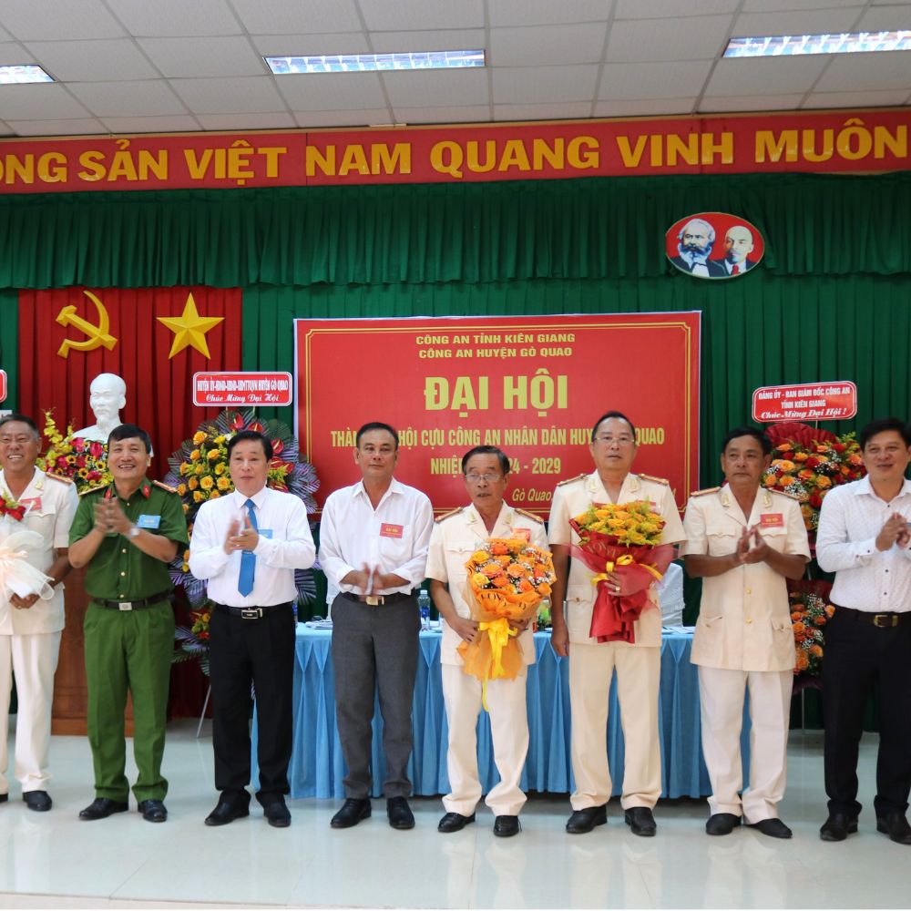Đại Hội Thành Lập Hội Cựu Công An Nhân Dân Huyện Gò Quao