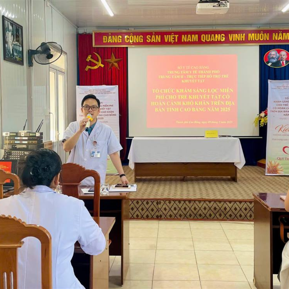 39 Trẻ Được Khám Sàng Lọc Khuyết Tật Trên Địa Bàn Thành Phố Cao Bằng