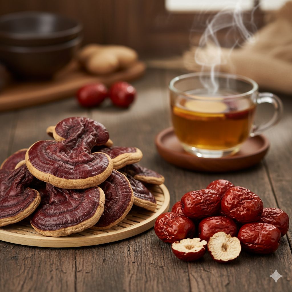 Nấm Linh Chi Kết Hợp Với Táo Đỏ Được Không?