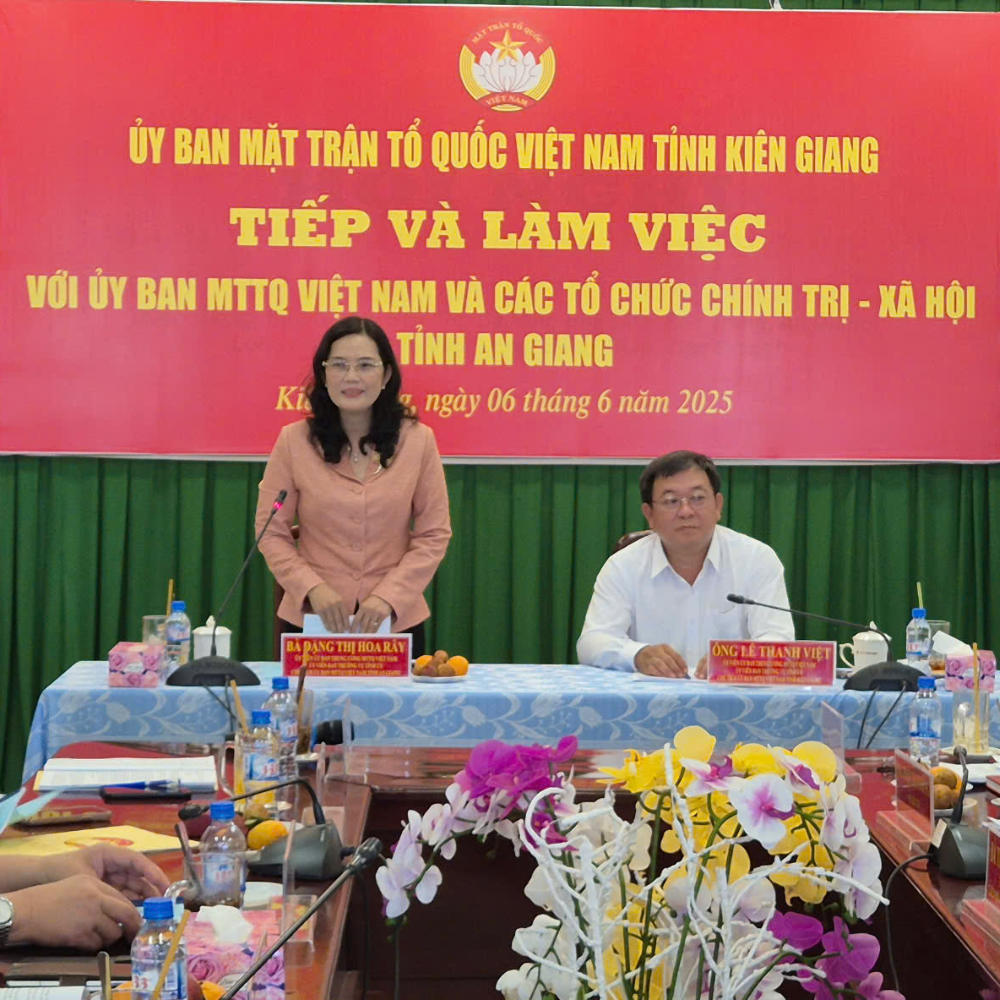 Họp Trao Đổi, Thống Nhất Về Đề Án Hợp Nhất, Sáp Nhập Cơ Quan Ủy Ban MTTQ VN 2 Tỉnh An Giang Và Kiên Giang Ma