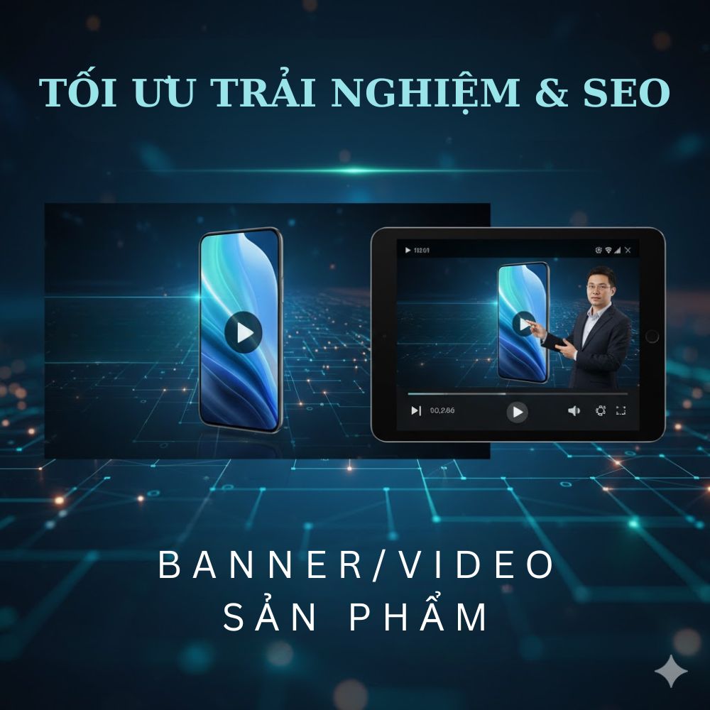 Tối Ưu Hóa Trải Nghiệm & SEO với Banner/Video Tổng Quan Sản Phẩm