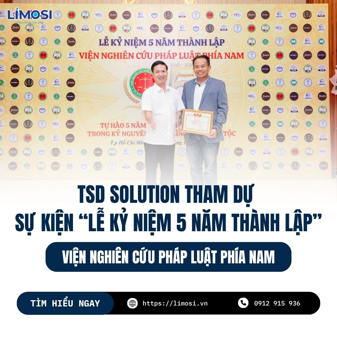 TSD Solution Đồng Hành Cùng Viện Nghiên Cứu Pháp Luật Phía Nam Kỷ Niệm 5 Năm Thành Lập