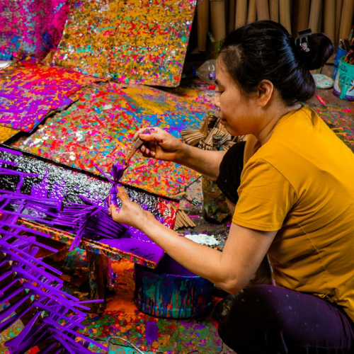 Làng Chuồn Chuồn, Bướm Tre Thạch Xá