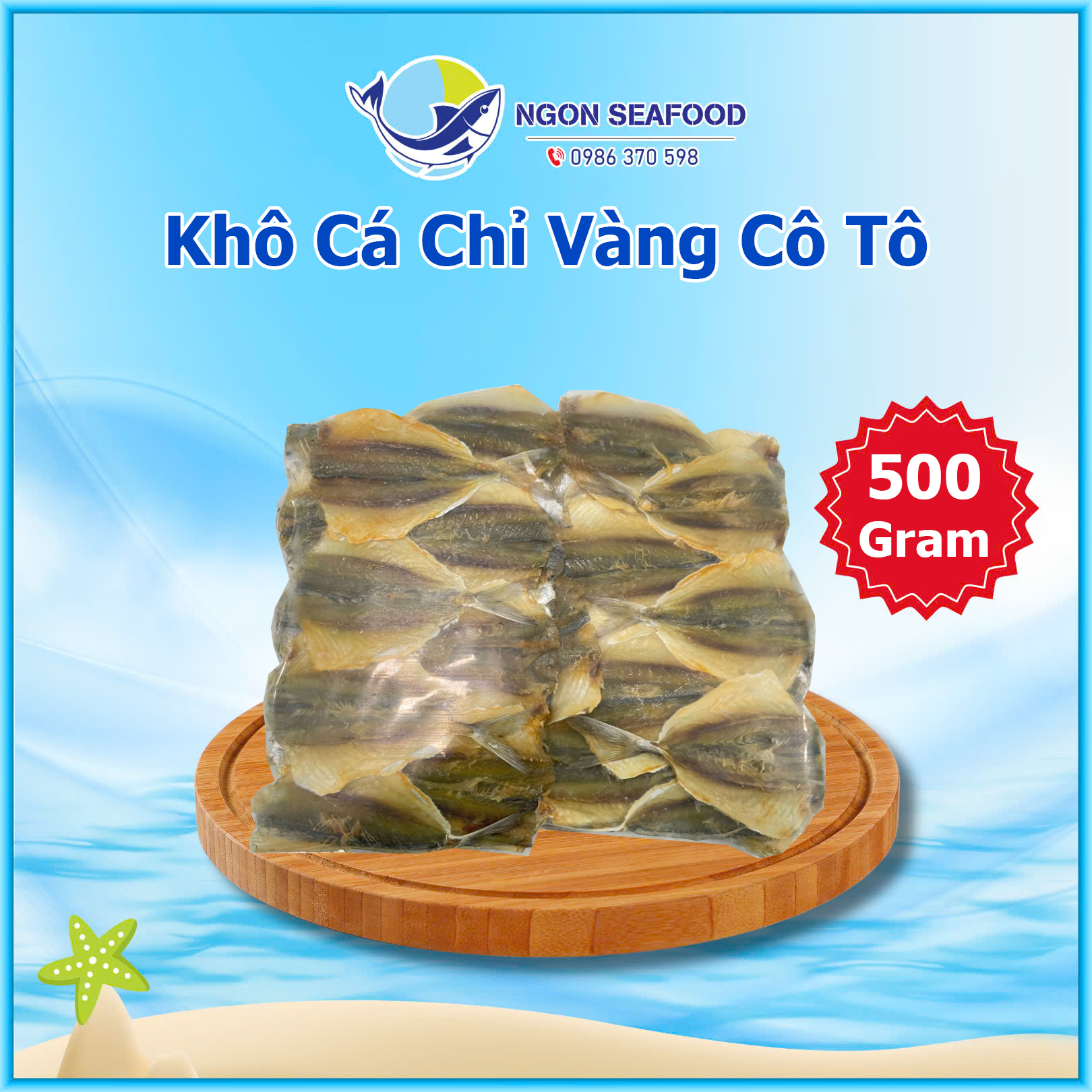 Khô Cá Chỉ Vàng Cô Tô – Đặc Sản Biển Vân Đồn