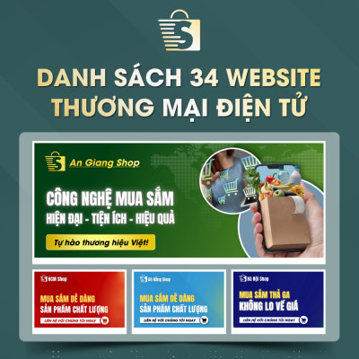 Danh Sách Website TMĐT Của 34 Tỉnh Thành Việt Nam