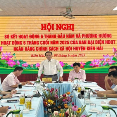 Ban Đại Diện Hội Đồng Quản Trị Ngân Hàng Chính Sách Xã Hội Huyện Tổ Chức Họp Định Kỳ Đánh Giá Kết Quả Hoạt Động 6 Tháng Đầu Năm