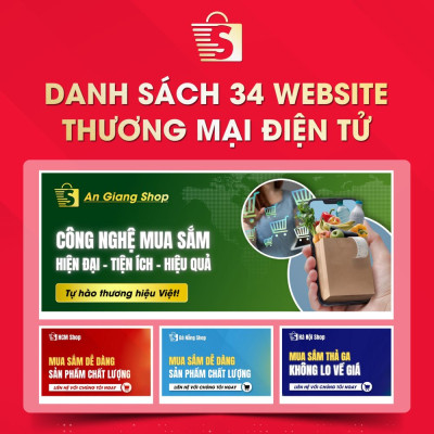 Danh Sách Website TMĐT Của 34 Tỉnh Thành Việt Nam