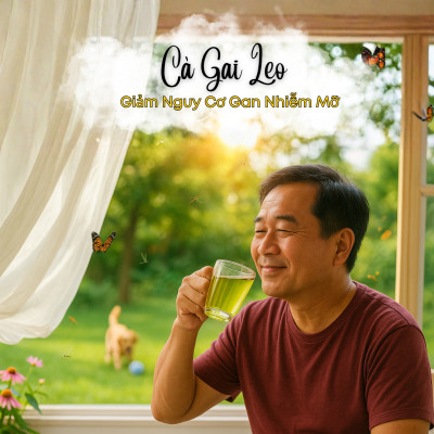 Giảm Nguy Cơ Gan Nhiễm Mỡ Nhờ Uống Cà Gai Leo Hòa Tan Mỗi Ngày