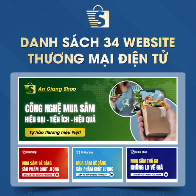 Danh Sách Website TMĐT Của 34 Tỉnh Thành Việt Nam