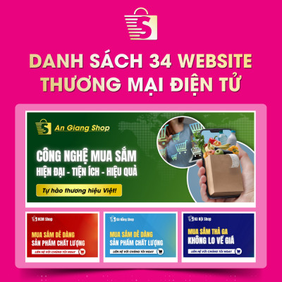 Danh Sách Website TMĐT Của 34 Tỉnh Thành Việt Nam
