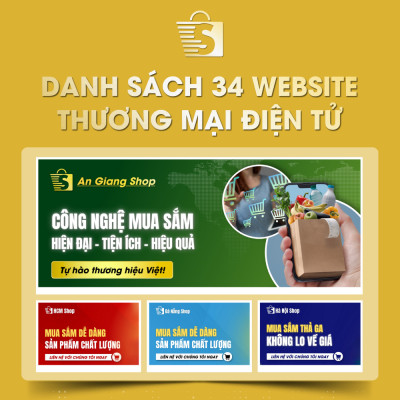 Danh Sách Website TMĐT Của 34 Tỉnh Thành Việt Nam