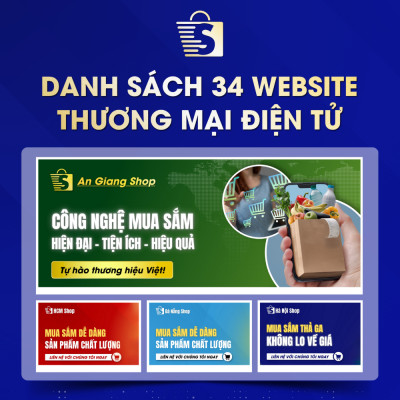 Danh Sách Website TMĐT Của 34 Tỉnh Thành Việt Nam