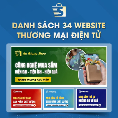 Danh Sách Website TMĐT Của 34 Tỉnh Thành Việt Nam