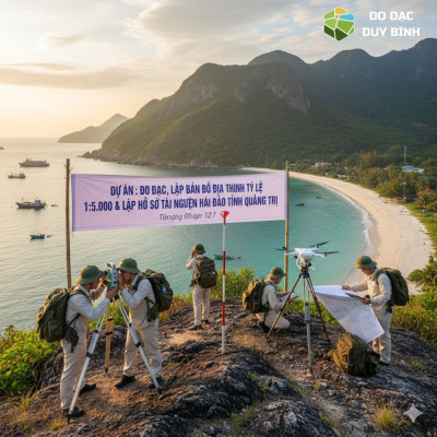 Dự Án Lập Bản Đồ Địa Hình & Hồ Sơ Tài Nguyên Biển Đảo Tỉnh Quảng Trị