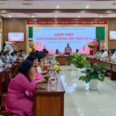 Họp Mặt Ngày Doanh Nhân Việt Nam 13/10 Tại Phường Cao Lãnh