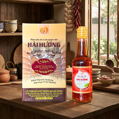 Nước Mắm Nhỉ Cá Cơm  42 Độ Hộp 2 Chai 600ml