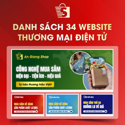 Danh Sách Website TMĐT Của 34 Tỉnh Thành Việt Nam