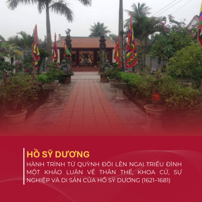 Hồ Sỹ Dương - Hành Trình Từ Quỳnh Đôi Lên Ngai Triều Đình Một Khảo Luận Về Thân Thế, Khoa Cử, Sự Nghiệp Và Di Sản Của Hồ Sỹ Dương (1621–1681)