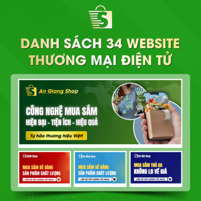 Danh Sách Website TMĐT Của 34 Tỉnh Thành Việt Nam