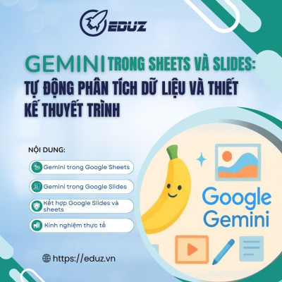 Gemini Trong Sheets & Slides – Tự Động Phân Tích Dữ Liệu Và Thiết Kế Thuyết Trình