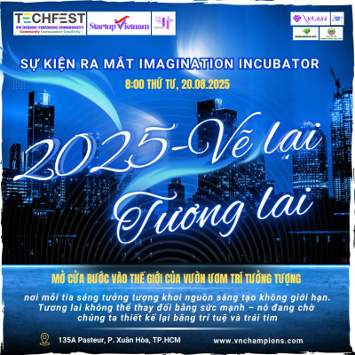 SỰ KIỆN RA MẮT IMAGINATION INCUBATOR – Chủ đề: 2025 – VẼ LẠI TƯƠNG LAI
