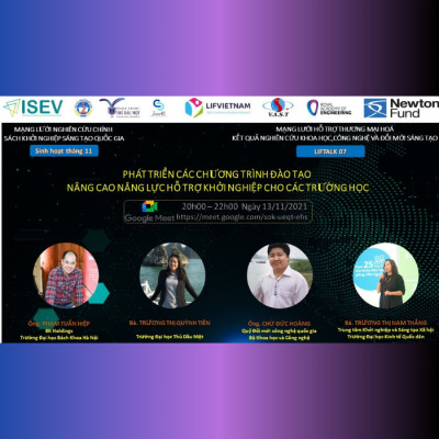 LIFTALK07 - Phát Triển Các Chương Trình Đào Tạo Nâng Cao Năng Lực Hỗ Trợ Khởi Nghiệp Cho Các Trường Đại Học, Viện Nghiên Cứu